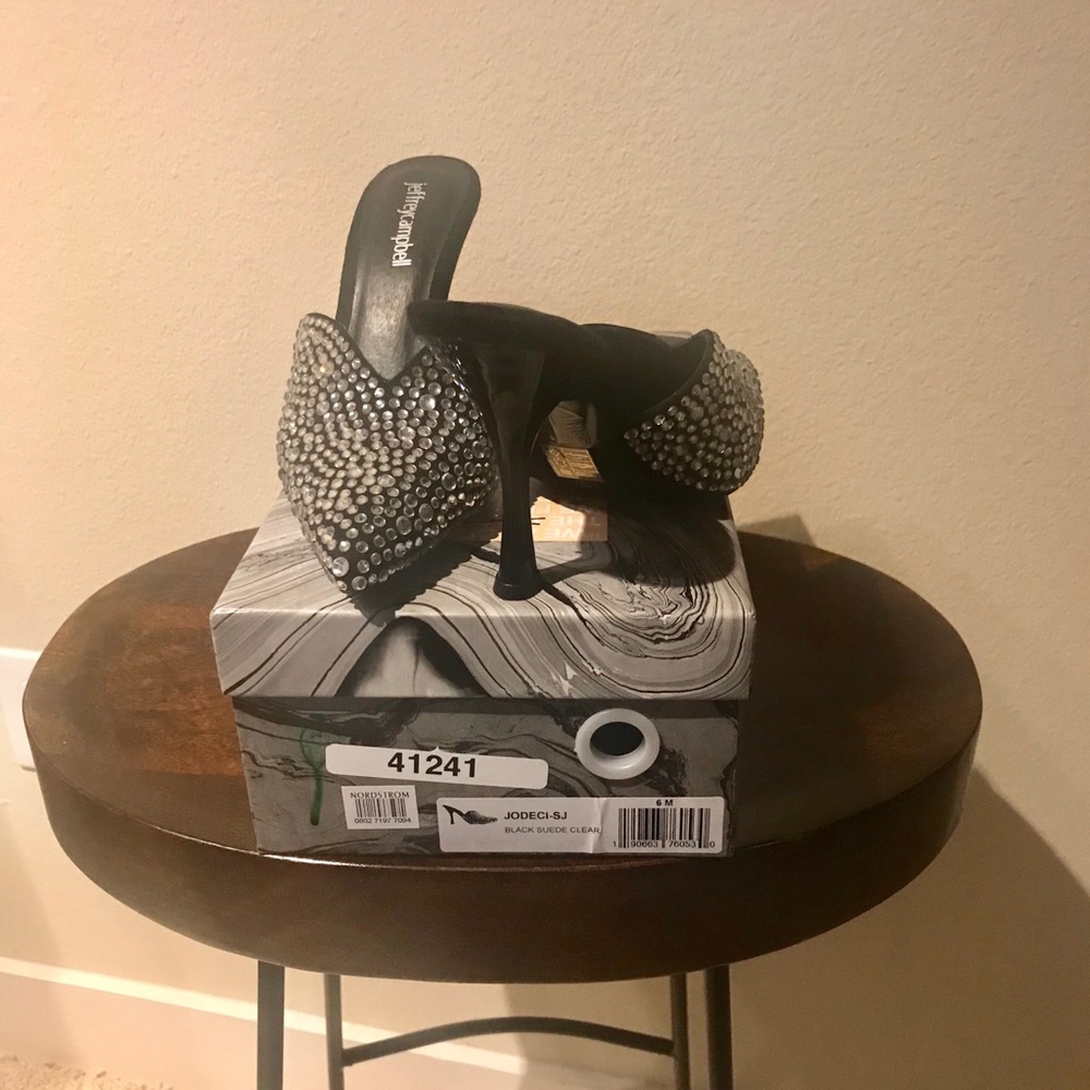 New Jeffrey Campbell Rhinestone Jodeci Clog - Picture 5 of 6